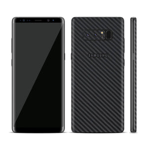 Samsung Galaxy Note 8 Black Carbon Fibre Skins