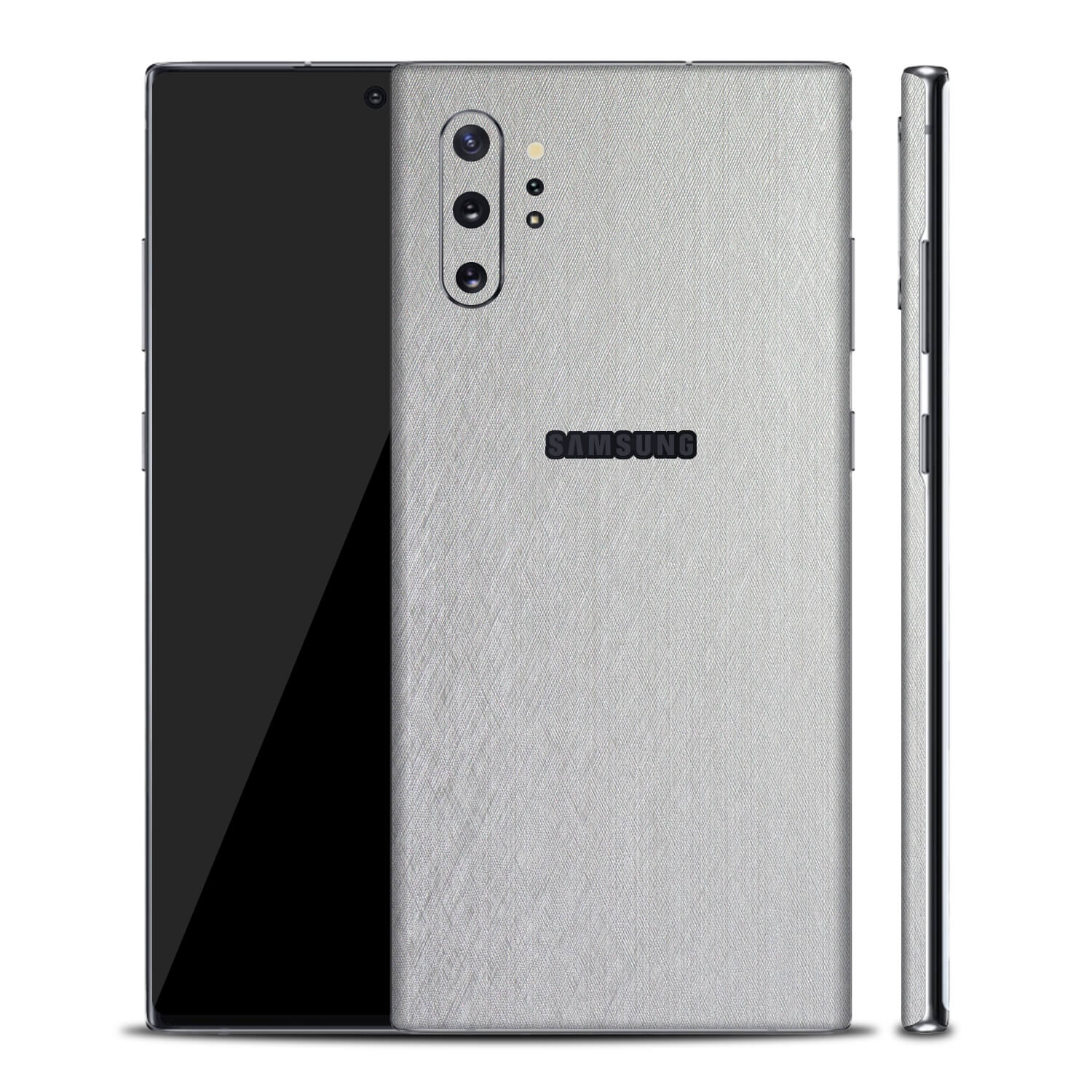 Samsung Galaxy Note 10 Plus 5G Brushed Aluminium Skins
