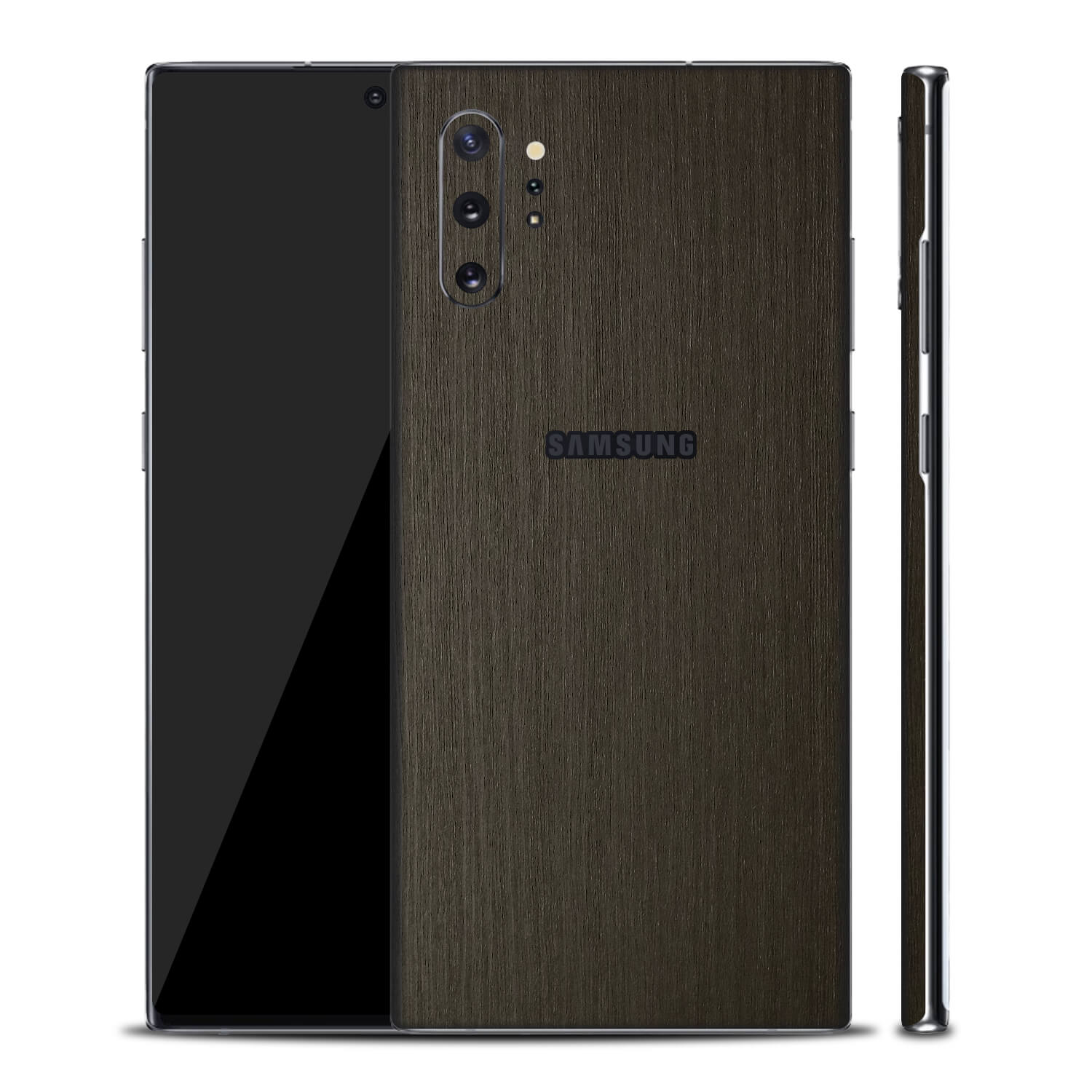 Samsung Galaxy Note 10 Plus 5G Silverblack Wood Skins