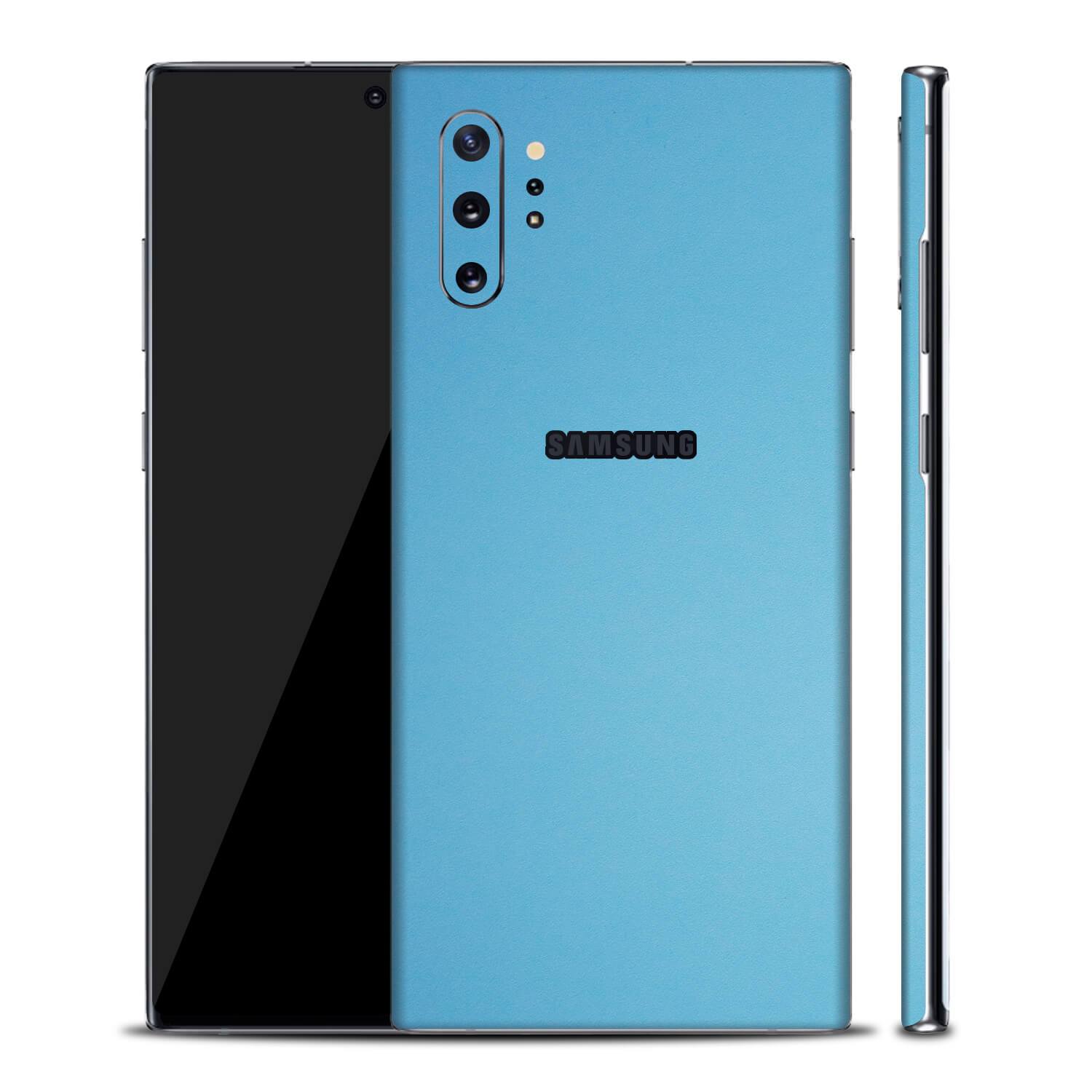 Samsung Galaxy Note 10 Plus Textured Matt Light Blue Skins