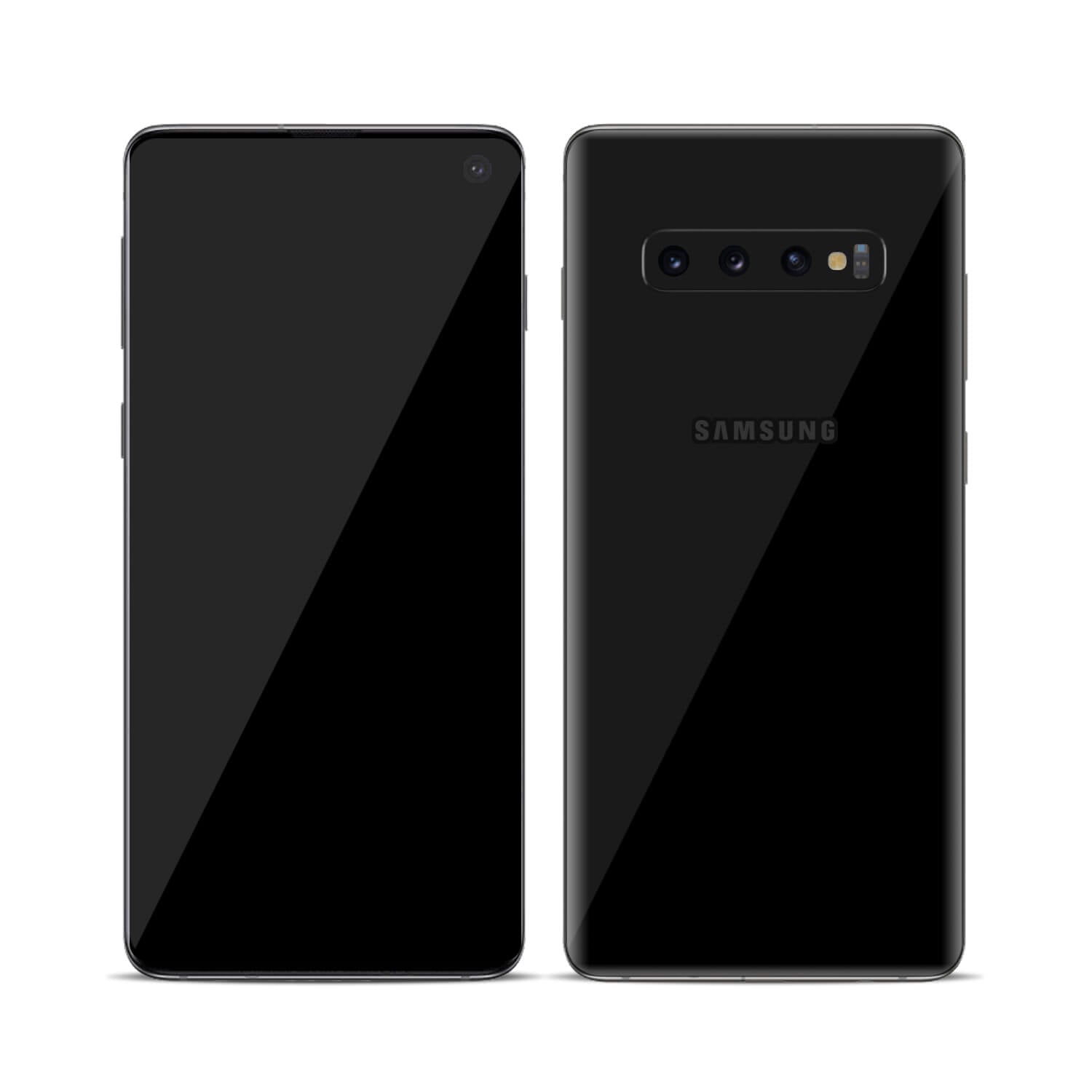 Samsung Galaxy S10 Black Gloss Skins