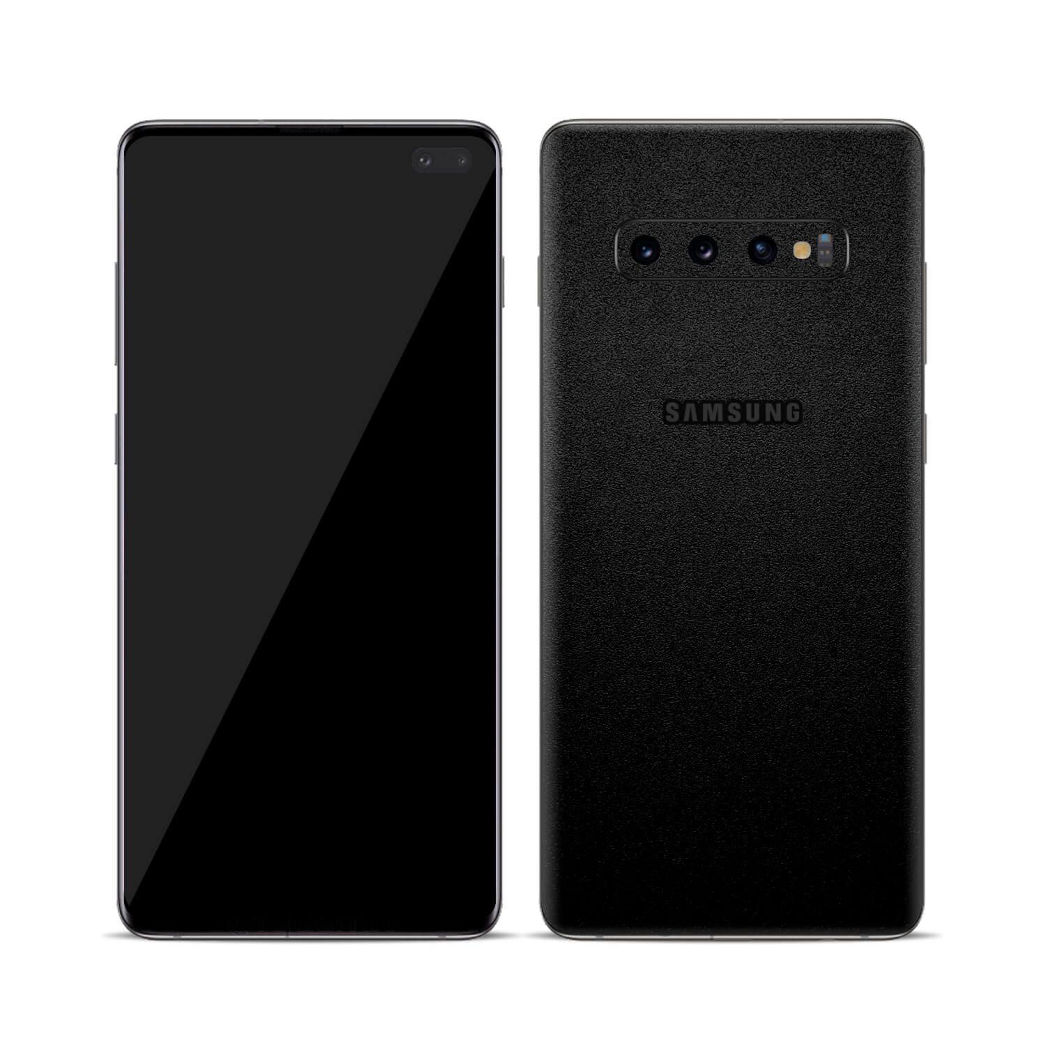 Samsung Galaxy S10 Plus Textured Matt Black Skins