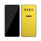Samsung Galaxy S10 Plus Textured Matt Yellow Skins