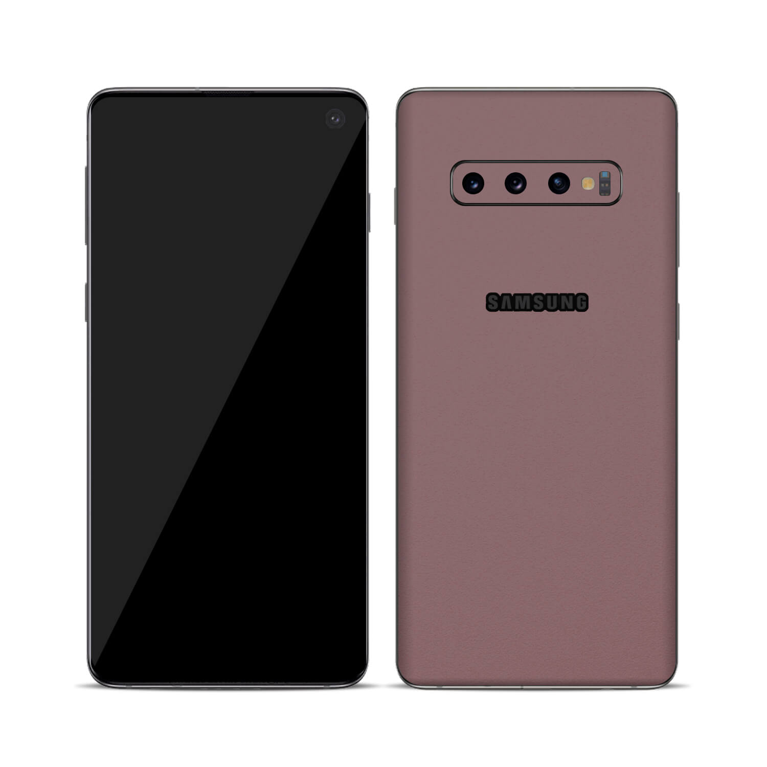 Samsung Galaxy S10 Textured Matt Mulberry Skins