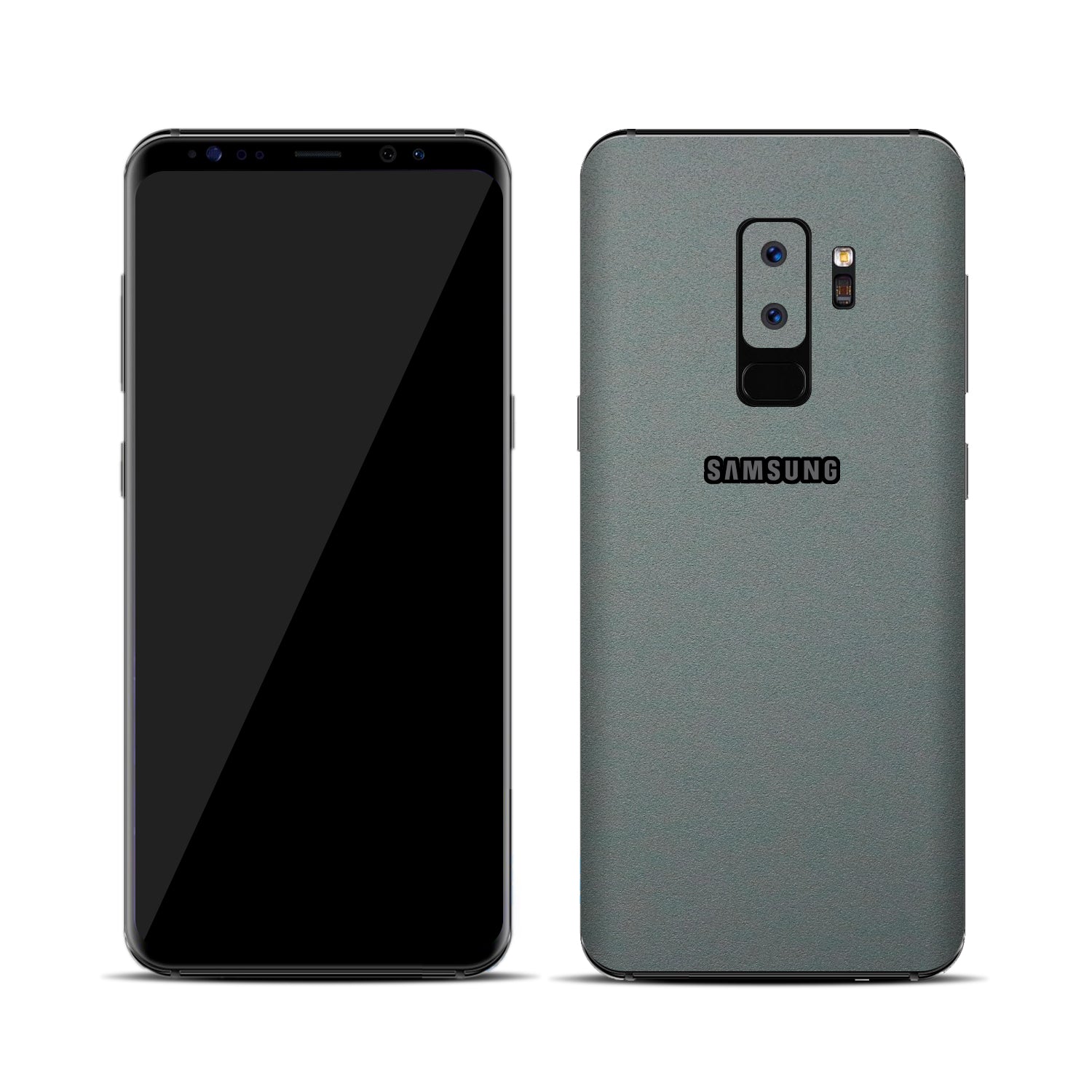 Samsung Galaxy S9 Plus Textured Matt Grey Skins