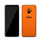 Samsung Galaxy S9 Textured Matt Orange Skins