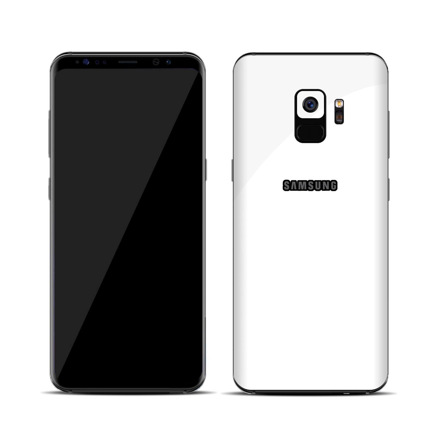 Samsung Galaxy S9 White Gloss Skins