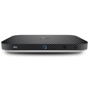 Sky Q Box Black Carbon Fibre Skins