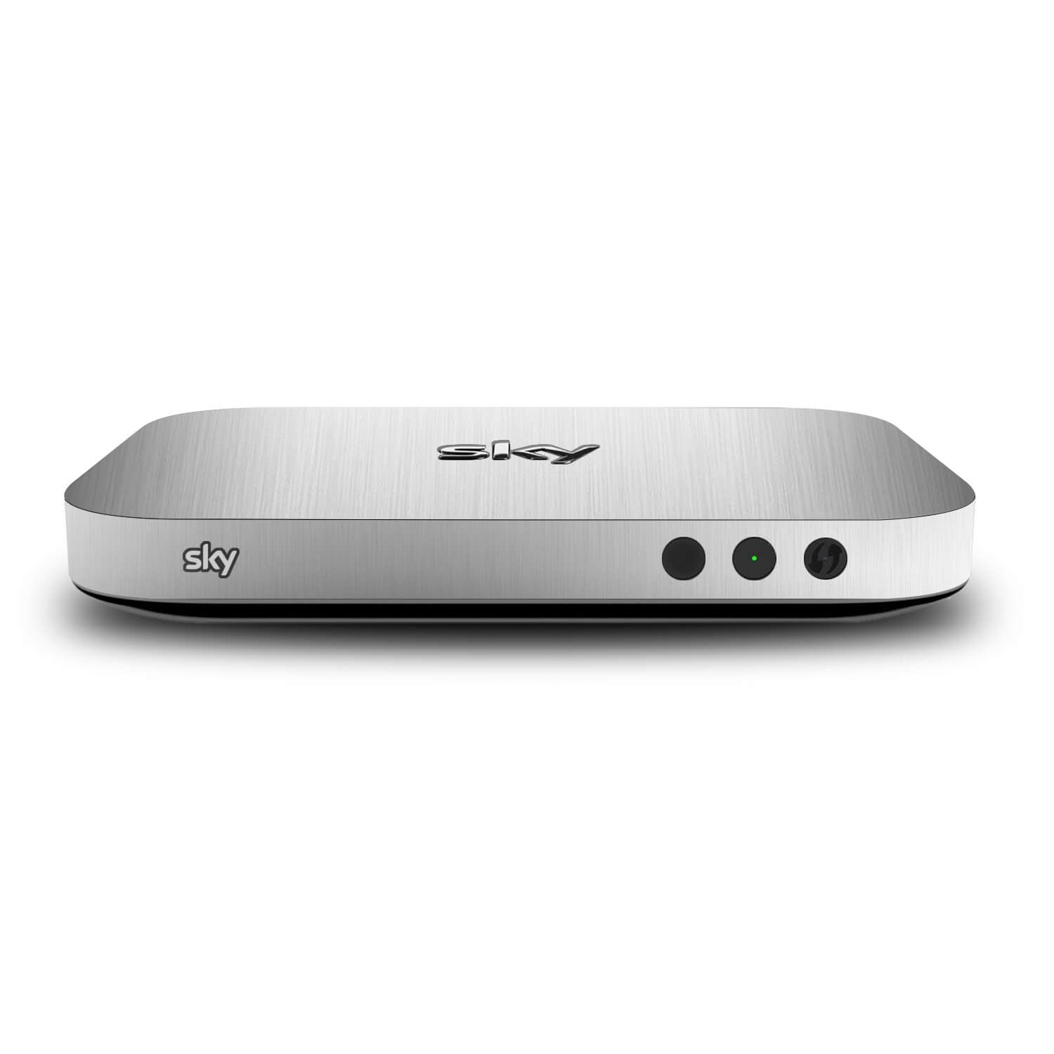Sky Q Mini Box Brushed Aluminium Skins