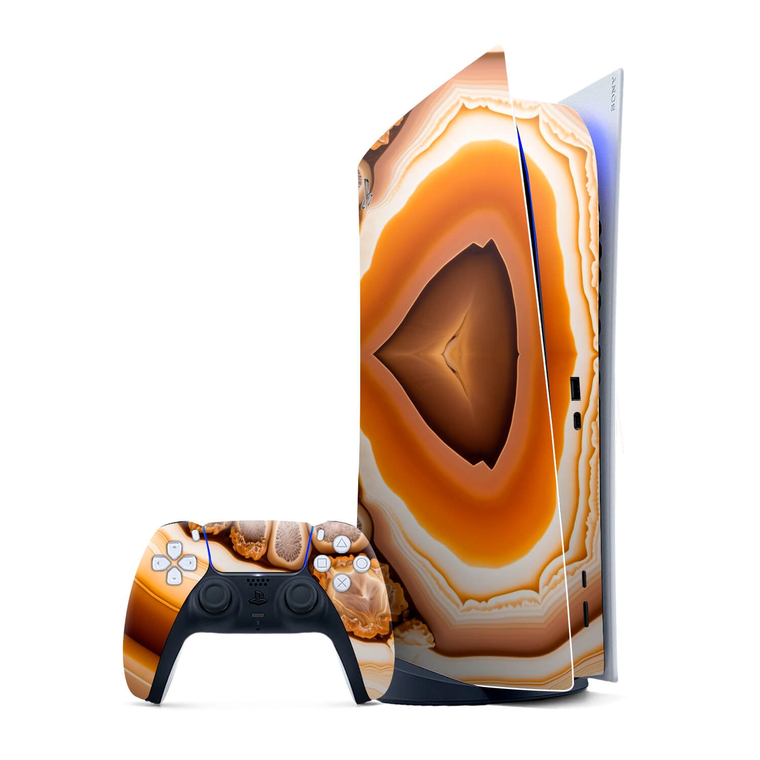 Sony PS5 Digital Console Amber onyx skins