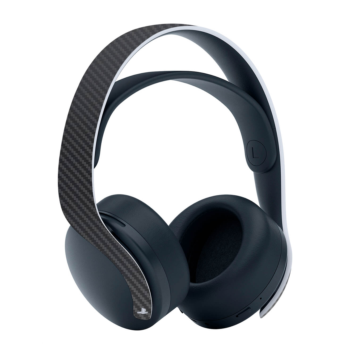 PS5 Pulse 3D Wireless Headset Black Carbon Fibre Skins