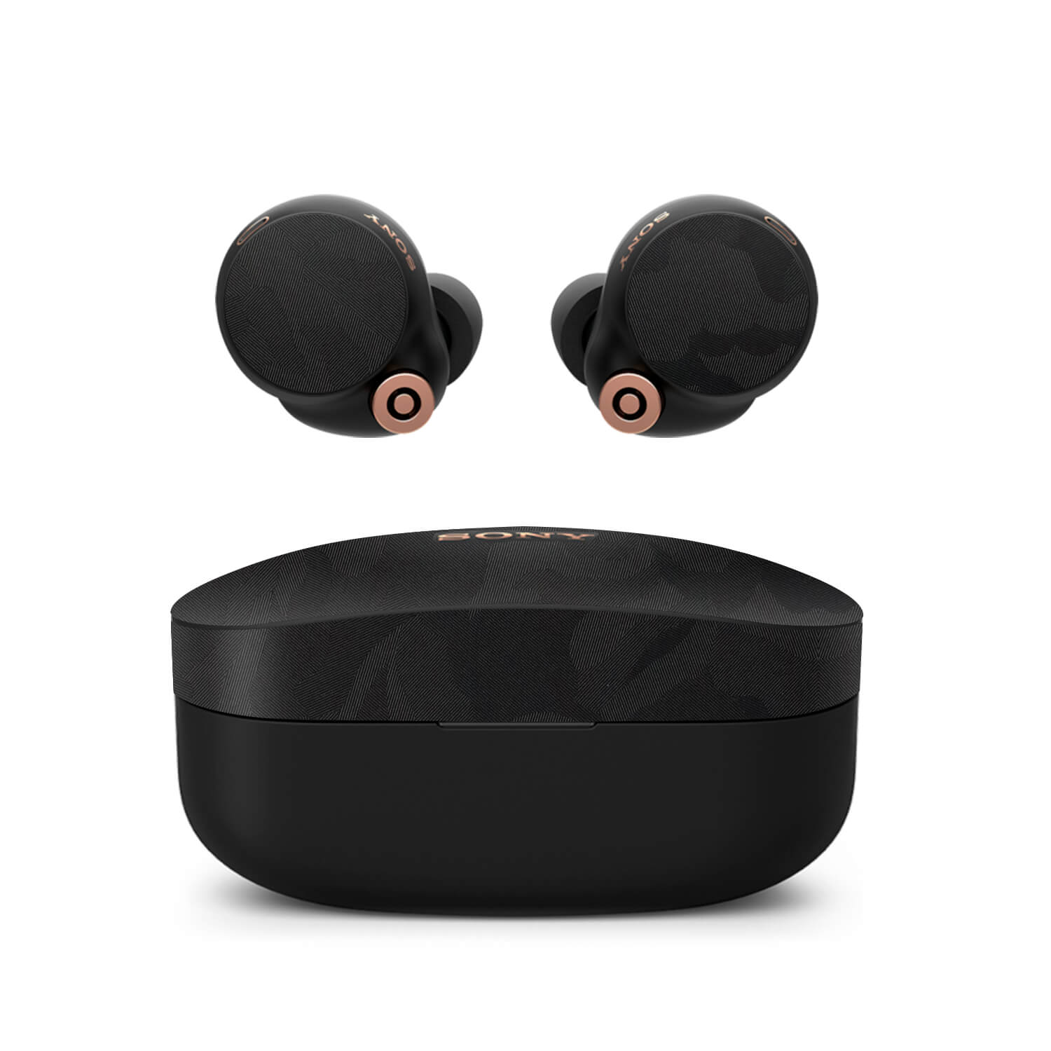 Sony WF-1000XM4 Earbud Black camo skins