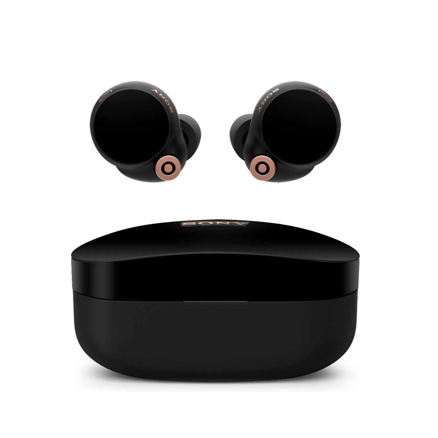 Sony WF-1000XM4 Earbud Black gloss skins