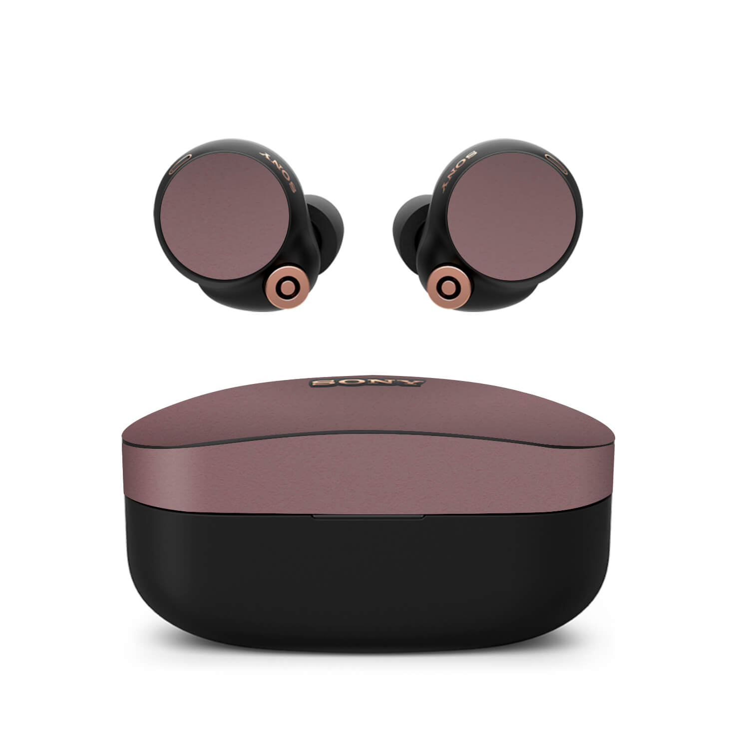 Sony WF-1000XM4 Earbud Textured matt mulberry skins