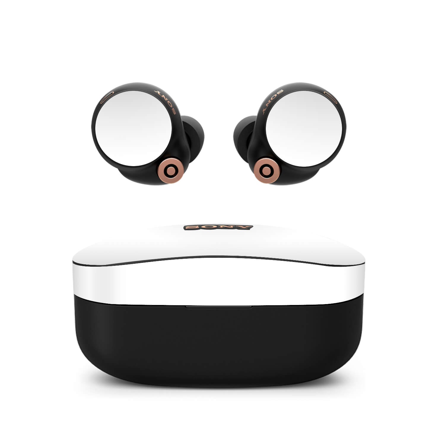 Sony WF-1000XM4 Earbud White gloss skins
