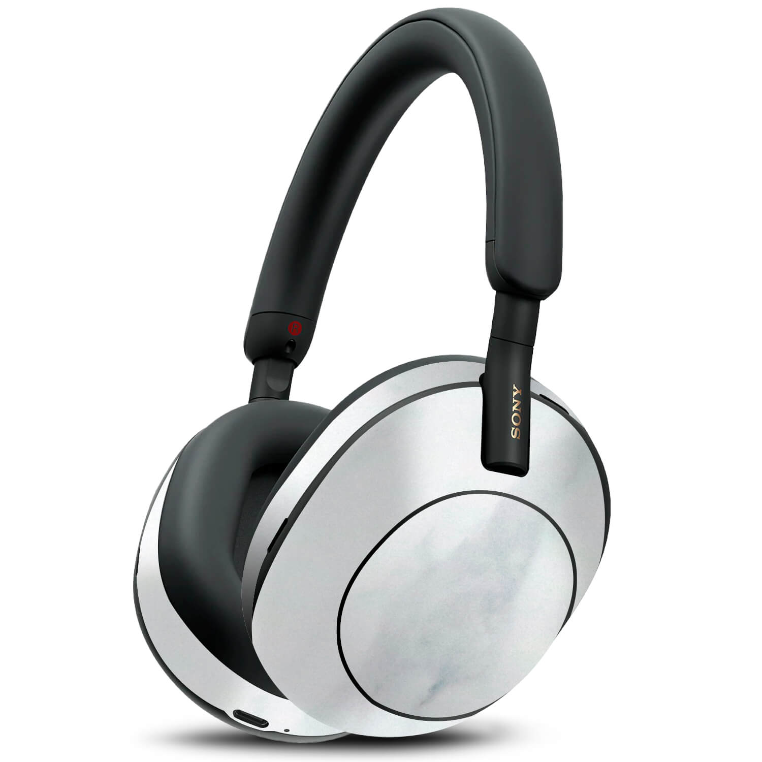Sony WH1000XM5 White marble skins