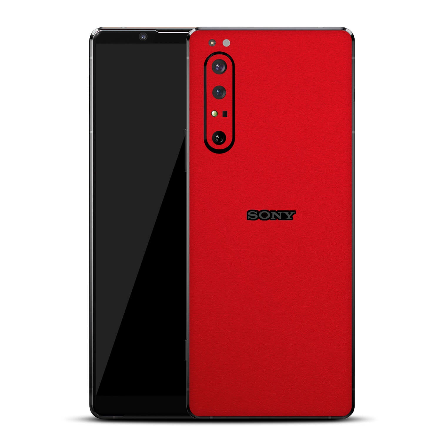 Sony Xperia 1 ii Textured Matt Red Skins