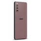 Sony Xperia 10 iii Textured matt mulberry skins