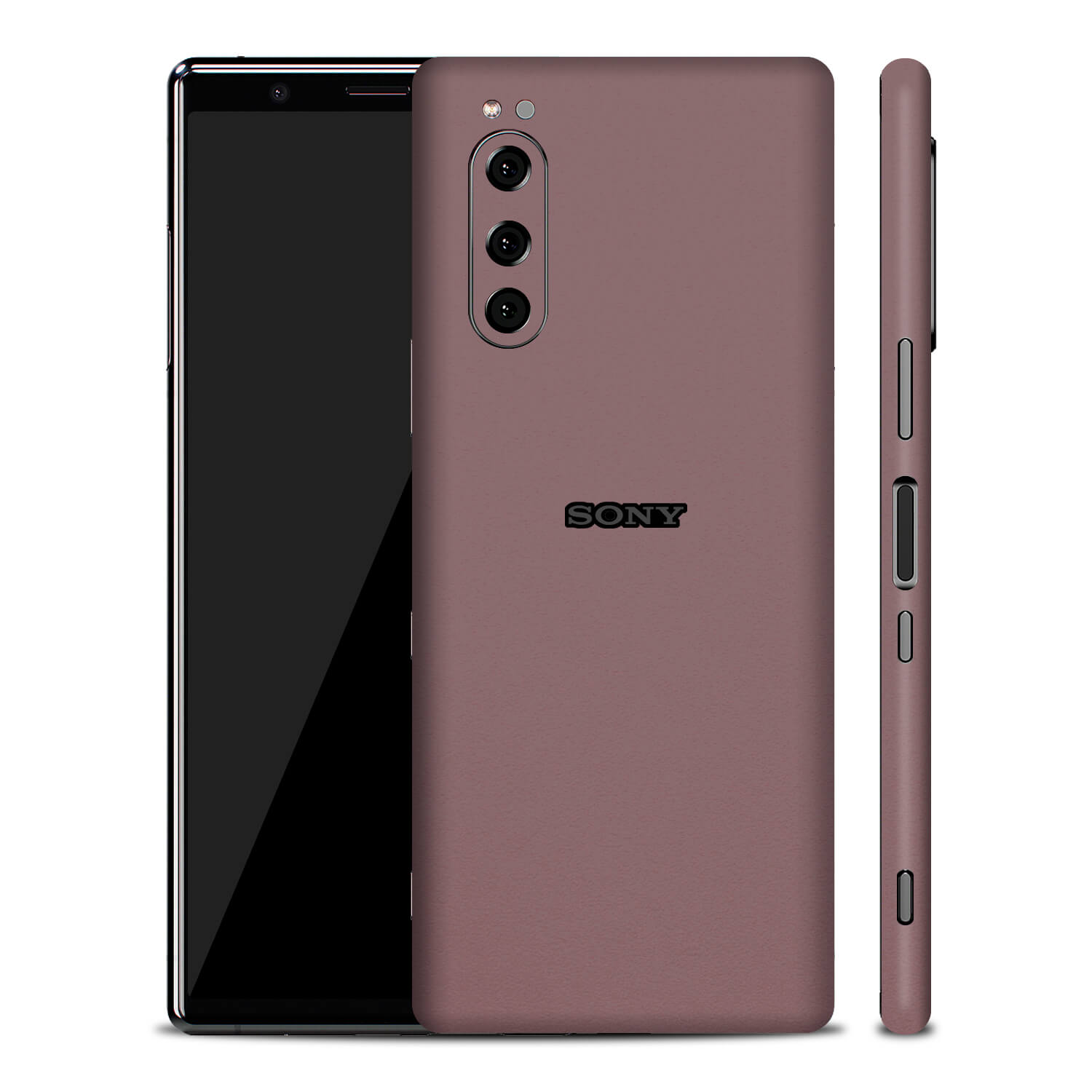 Sony WH1000XM3 Textured Matt Mulberry Skins