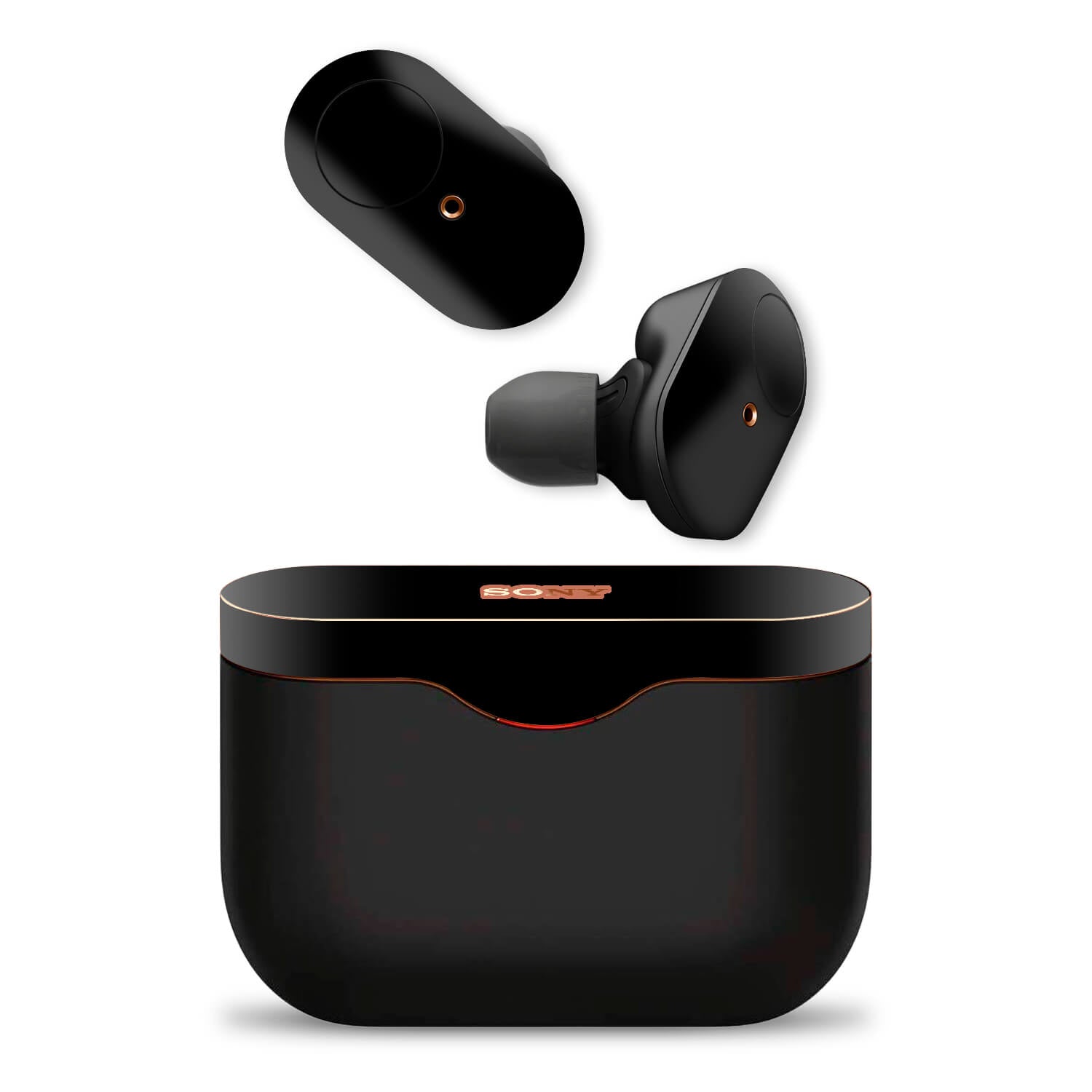 Sony WF-1000XM3 Wireless Noise Cancelling Headphone Black Gloss Skins