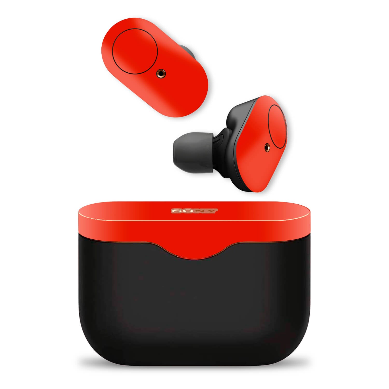 Sony WF-1000XM3 Wireless Noise Cancelling Headphone Dragon Red Gloss Skins