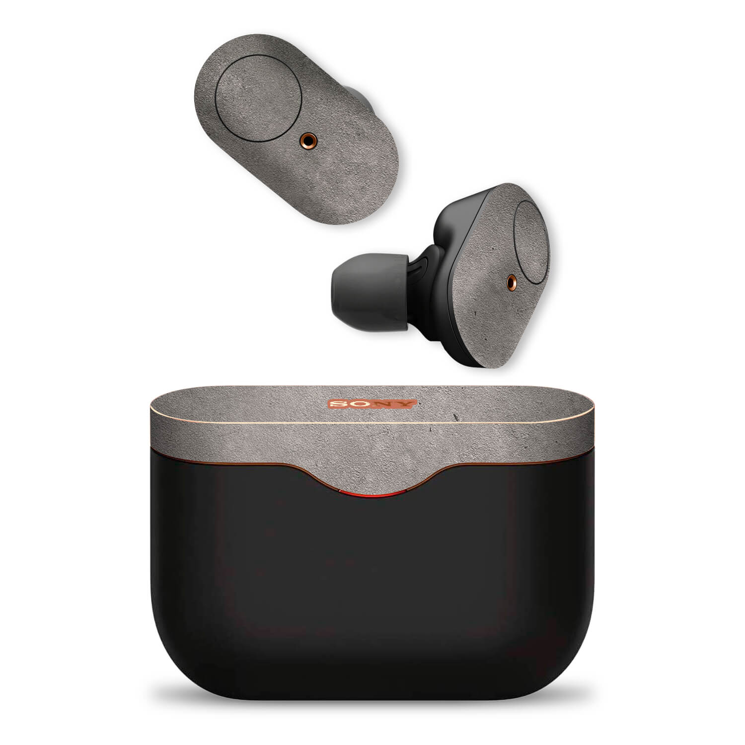 Sony WF-1000XM3 Wireless Noise Cancelling Headphone Sahara Concrete Skins