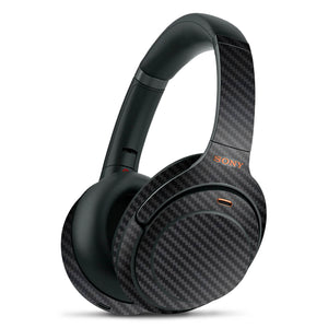 Sony WH1000XM3 Black Carbon Fibre Skins