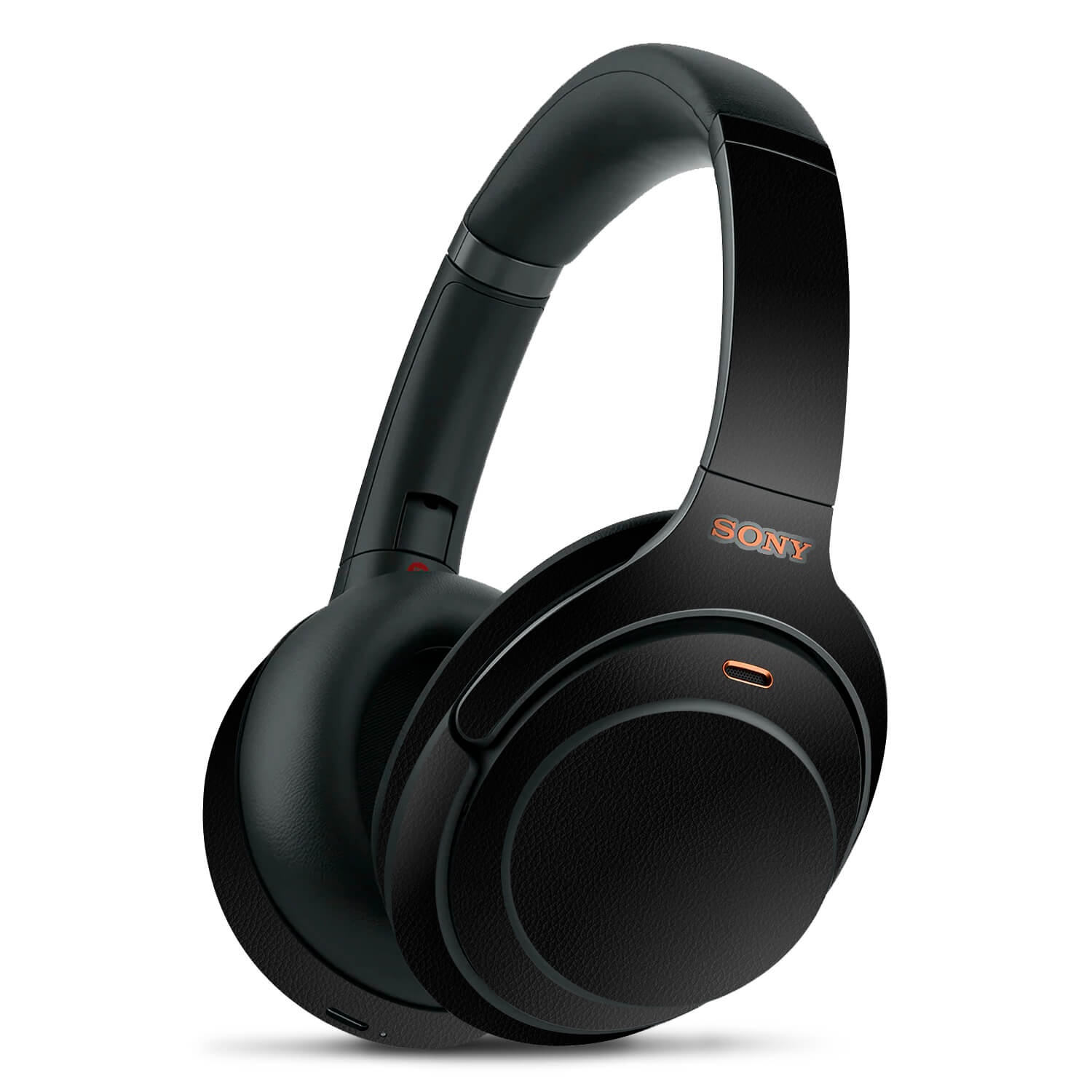 Sony WH1000XM4 Black Leather Skins