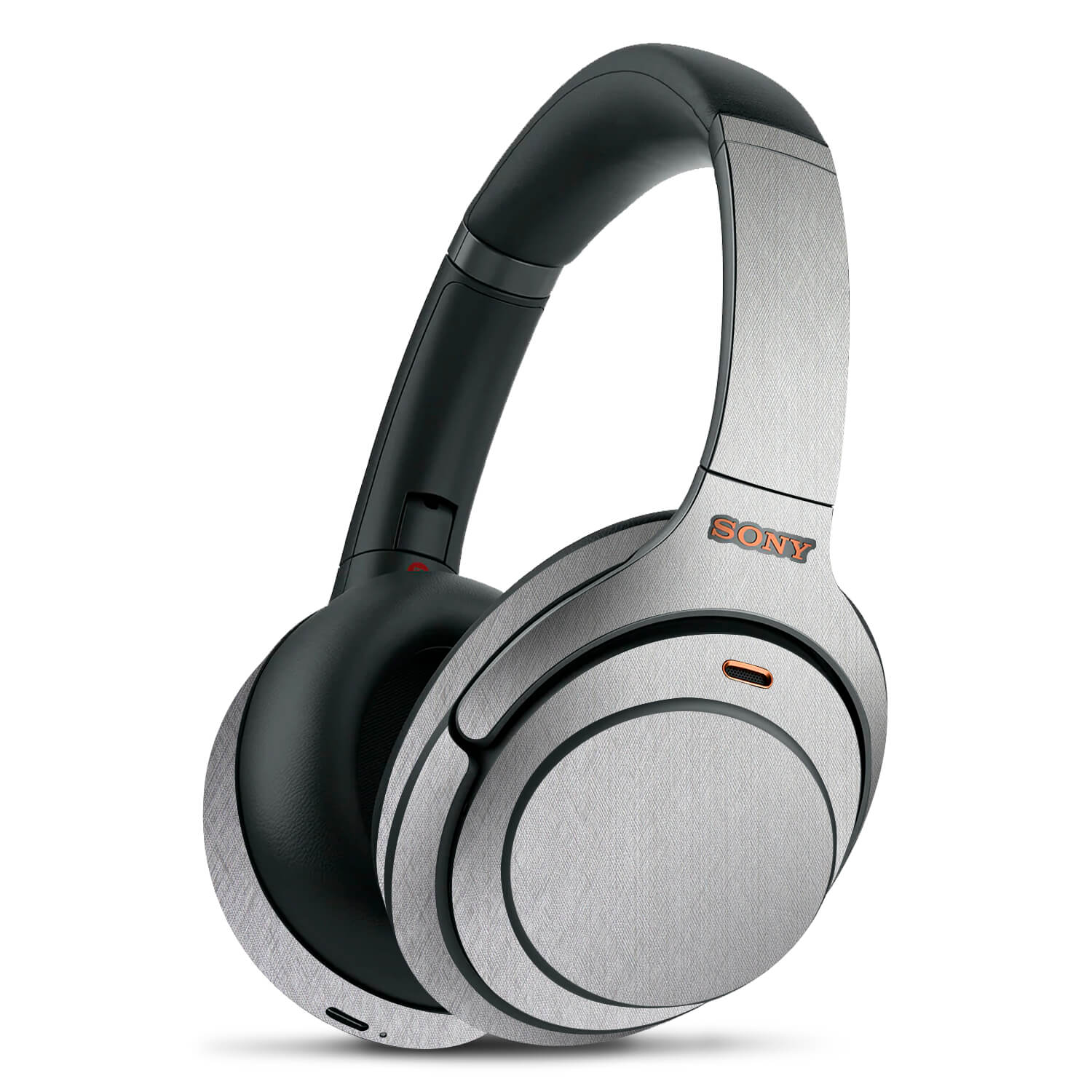 Sony WH1000XM4 Brushed Aluminium Skins