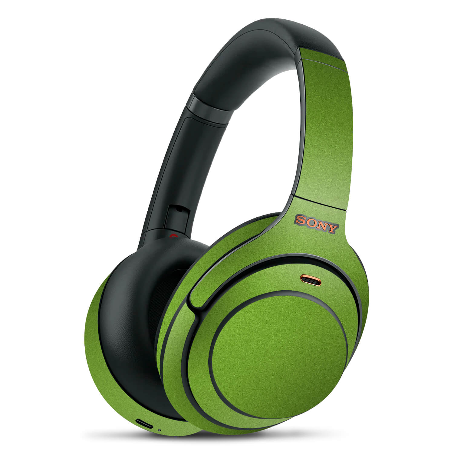 Sony WH1000XM3 Textured Matt Green Skins