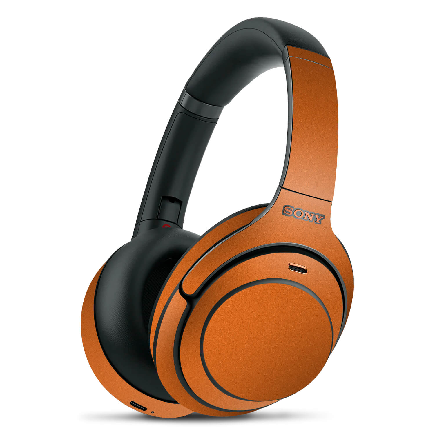 Sony WH1000XM3 Textured Matt Orange Skins