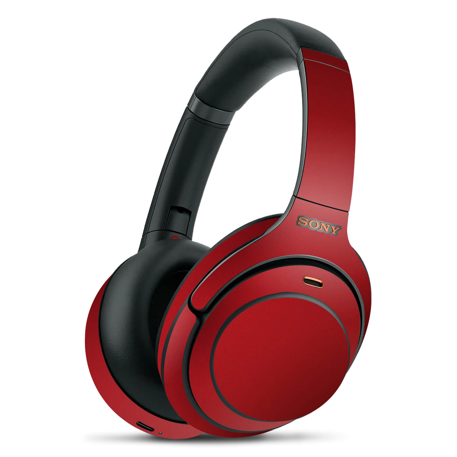Sony WH1000XM4 Textured Matt Red Skins