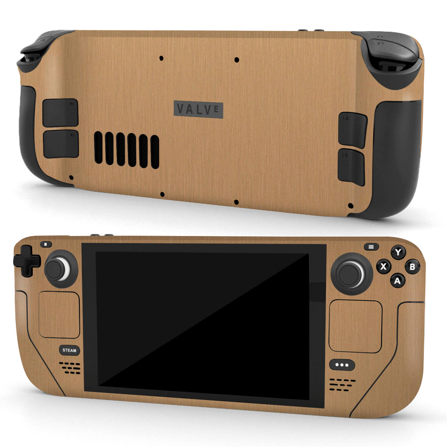 Steam Deck Brushed gold skins