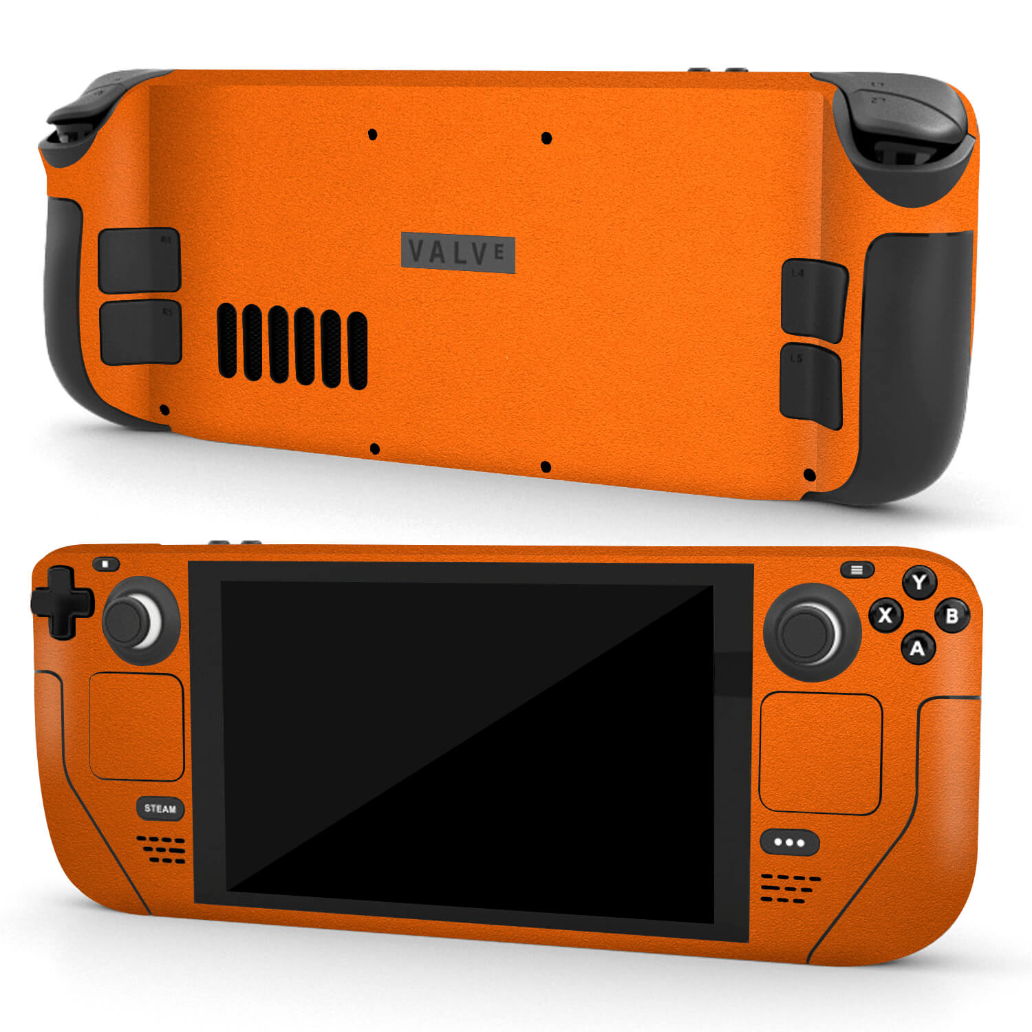 Steam Deck Textured matt orange skins