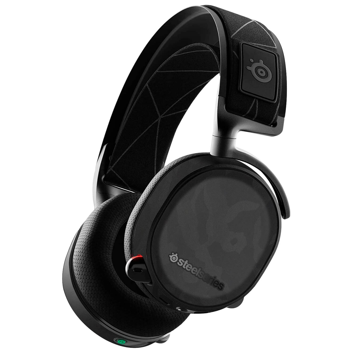 SteelSeries 7X Gaming Headset Black Camo Skins
