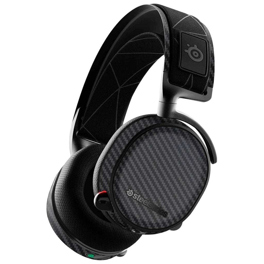 SteelSeries 7X Gaming Headset Black Carbon Fibre Skins