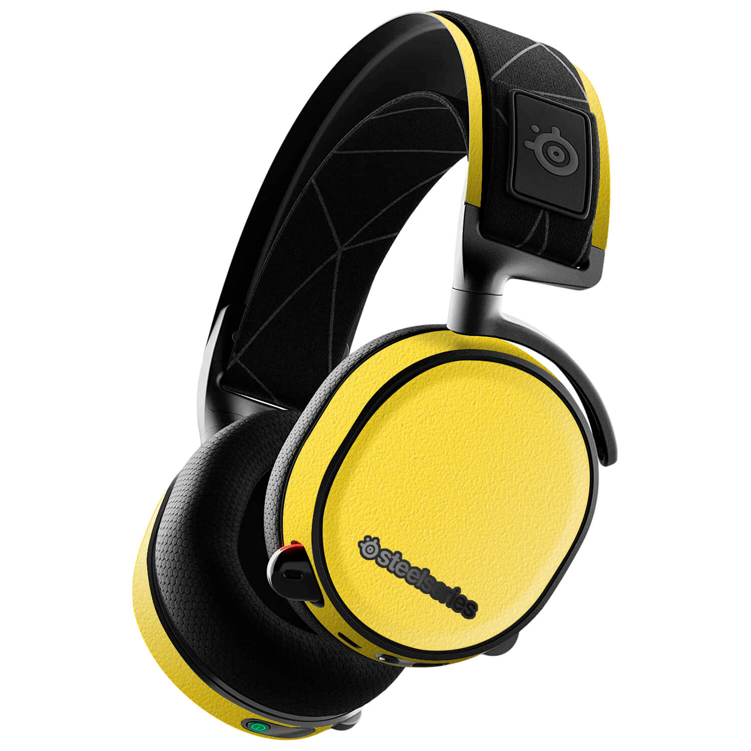 SteelSeries 7X Gaming Headset Textured Matt Yellow Skins