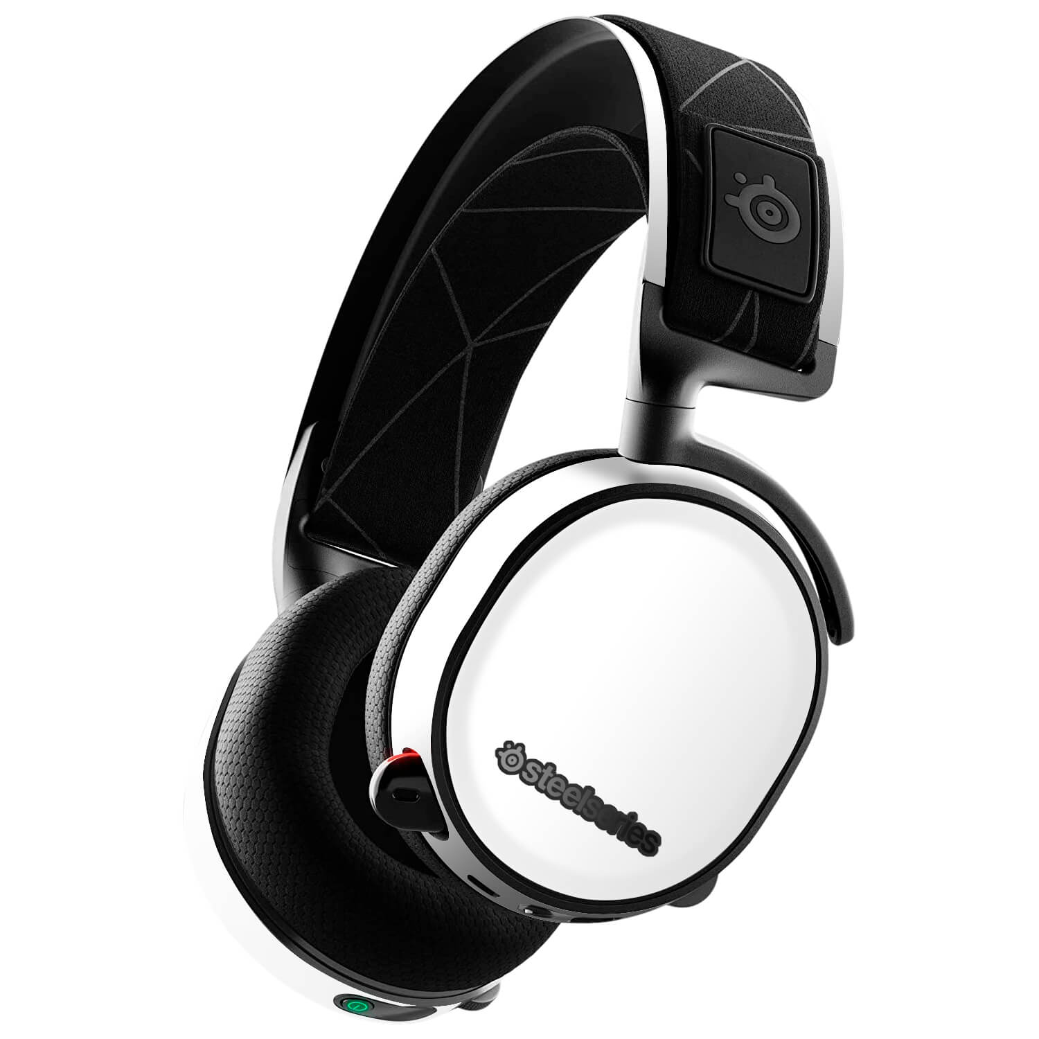 SteelSeries 7X Gaming Headset White Gloss Skins