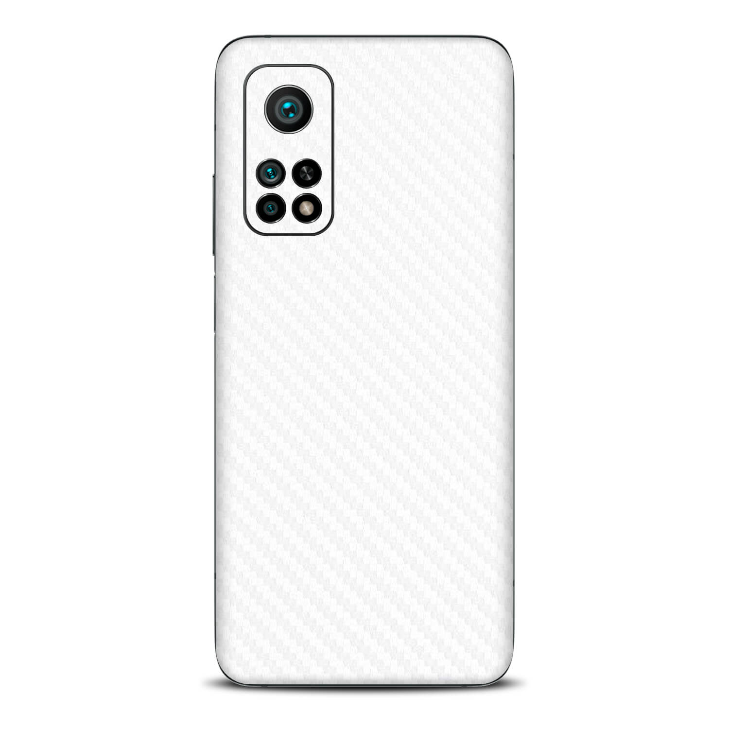 Xiaomi Mi 10T Pro White Carbon Fibre Skins
