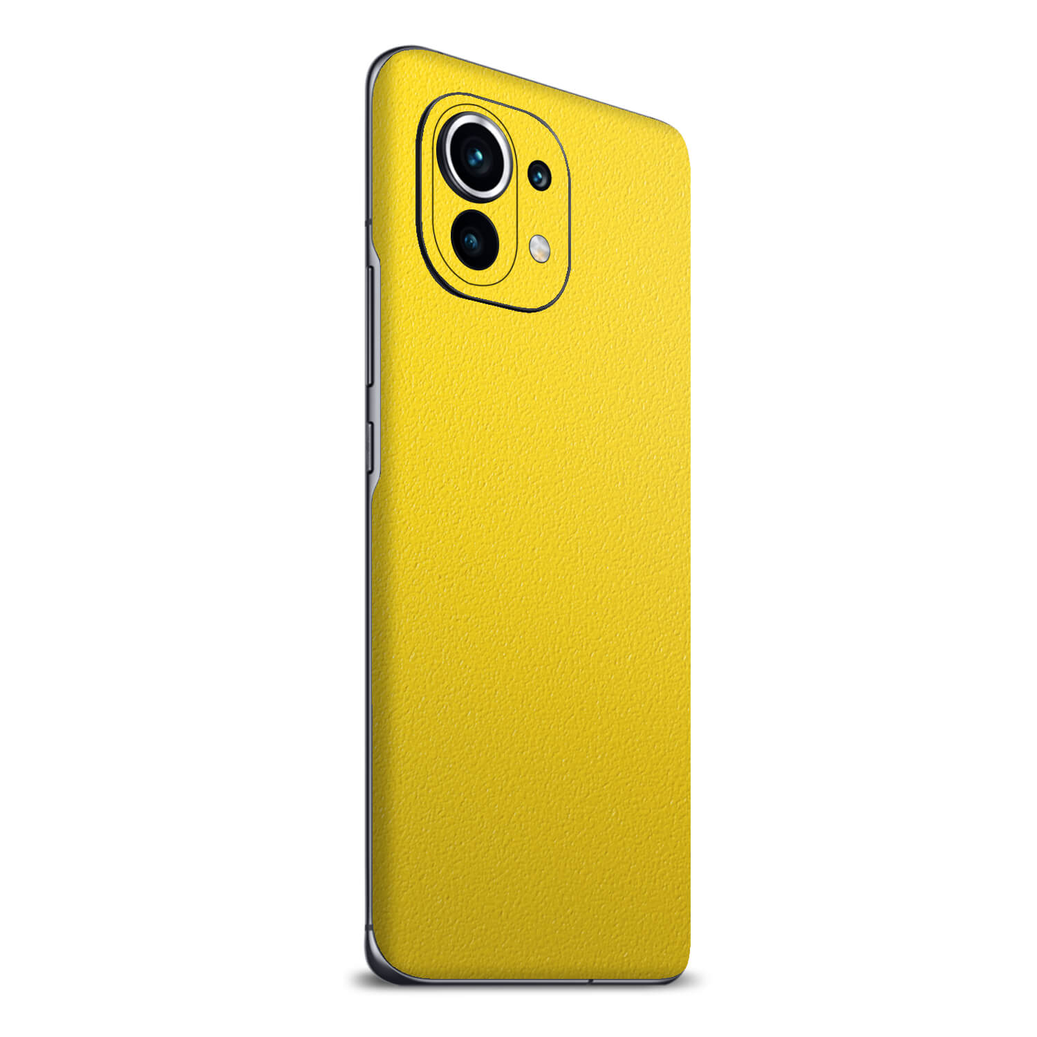 Xiaomi Mi 11 Lite Textured Matt Yellow Skins