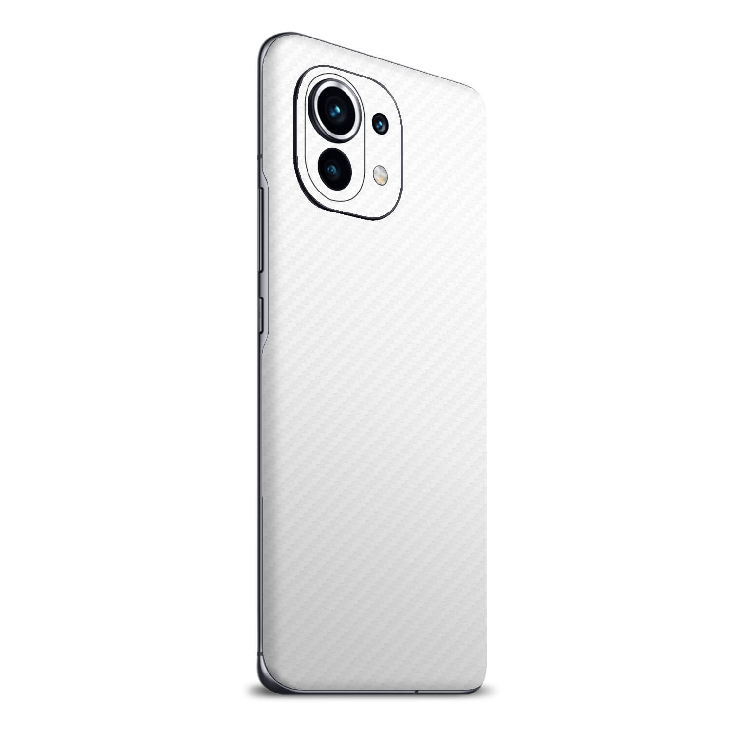 Xiaomi Mi 11 White Carbon Fibre Skins