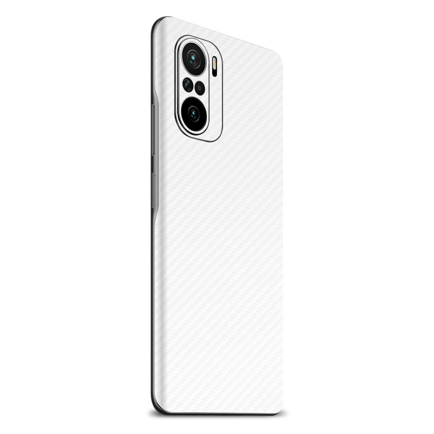 Xiaomi Pocophone F3 White Carbon Fibre Skins