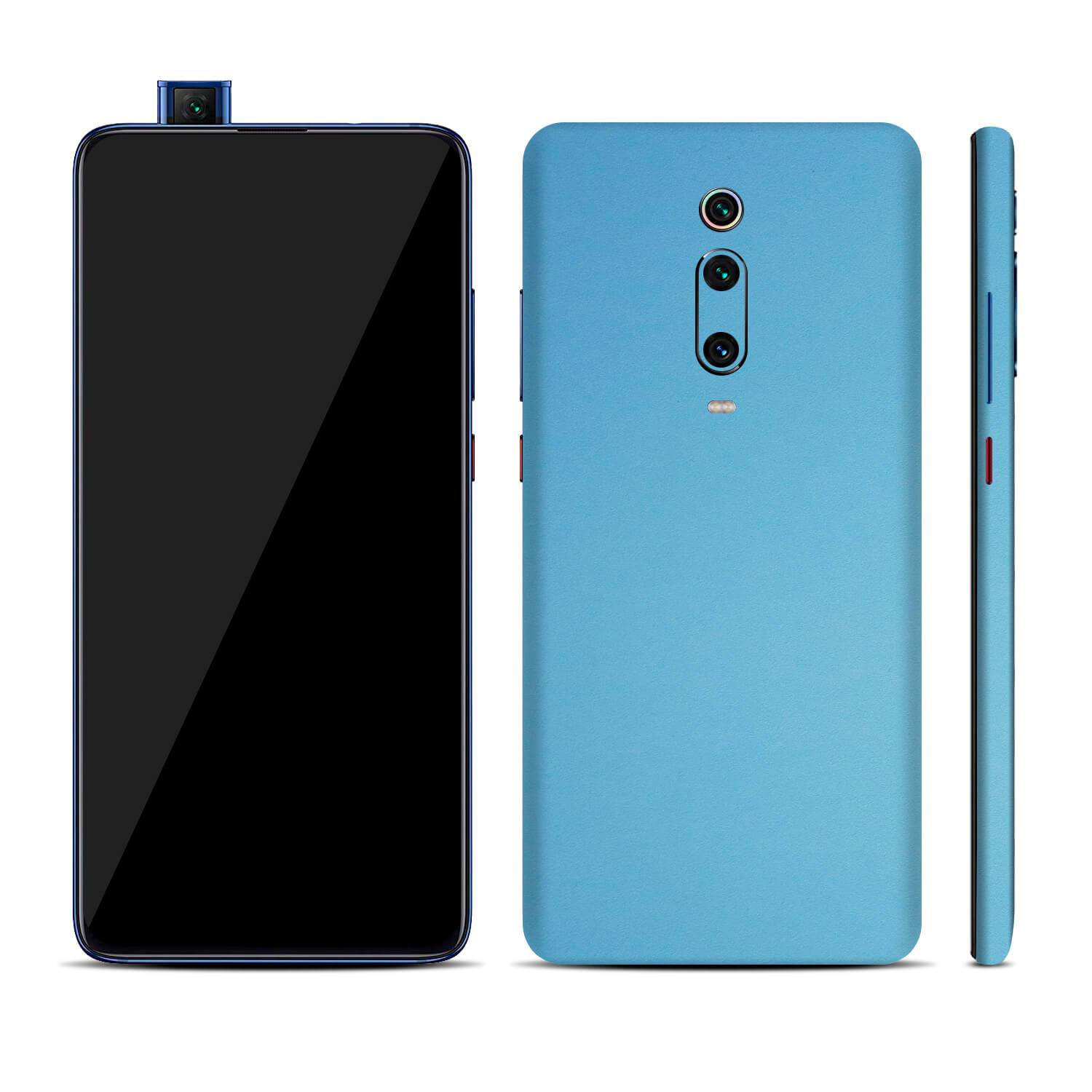 Xiaomi Mi 9T Textured Matt Light Blue Skins