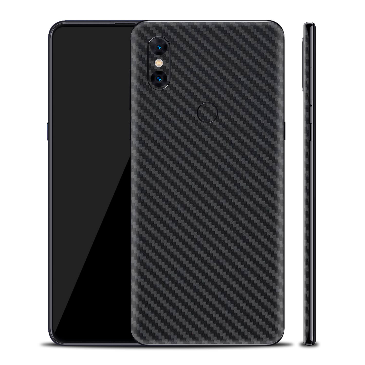 Xiaomi Mi Mix 3 Black Carbon Fibre Skins